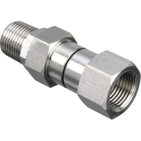Raccord fileté mâle NPT pour nettoyeur haute pression, acier inoxydable, 4500 PSI (1/4)