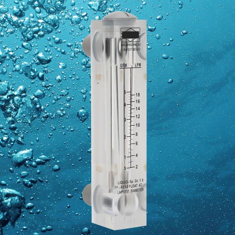 Débitmètre à bouton LZM-15 0,5-5 GPM, type panneau, mesure ZG1/4". (1/5)