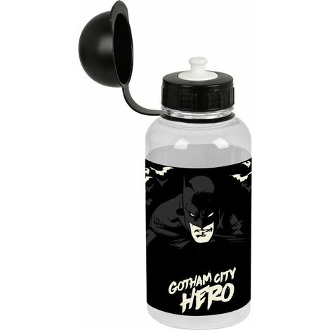 Botella de Agua Batman Hero Negro PVC 500 ml (1/3)