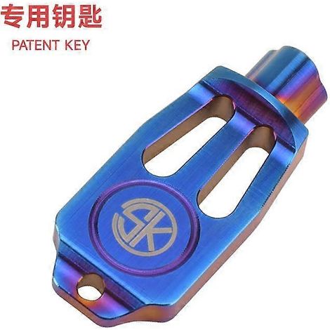 Convient pour Honda CBR/CB/NX/CM300/400/500/650F/X/R bouchon de vidange d'huile antivol modifié (1 clé séparée) (1/5)