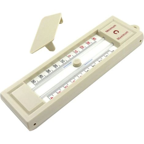 Thermomètre mural Thermomètre maximum et minimum Intérieur Extérieur Maison Jardin Serre Moniteur de température mural 1pcs