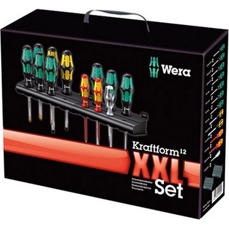 Set de 12 destornilladores Kraftform Plus WERA Kraftform XXL