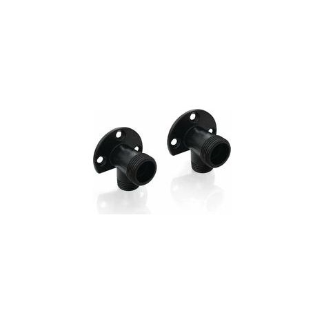 Kit d'installation noir mat NPT 1/2 mâle vers G 3/4 mâle, conversion encastré/surface, lot de 2 – (1/5)