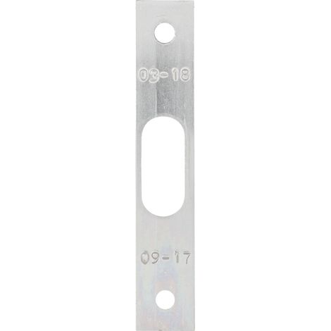 KFV Flachschließblech für Riegel oben u. unten,18x100mm zu Stulpflügelb. AS2600