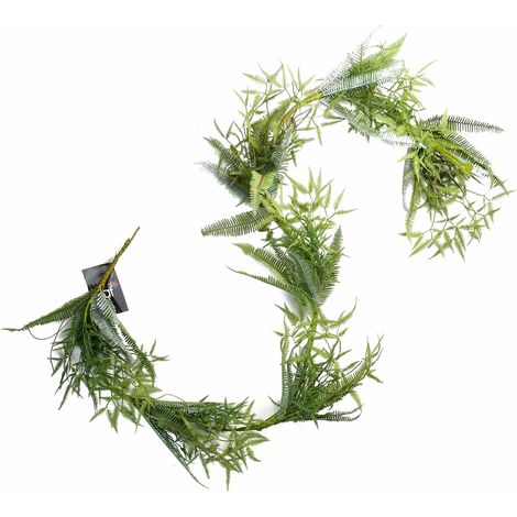 180cm Artificial Trailing Hanging Fern Garland Plant Realistic (1/4)