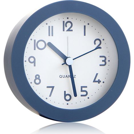 Horloge Apprentissage Enfant - Horloge Murale Silencieuse avec Affichage Numérique Arabe - 9,7 x 9,7 x 4,3 cm - Fonction Réveil et Veilleuse - 1 Pièce