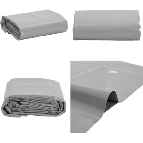 Telone Grigio 4x7 m 650 g/m² - Copertura per mobili da giardino - Protezione da pioggia