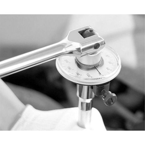 Clé dynamométrique - - 1/2 pouce - Mesure couple et angle - Jauge 360° - Bras ajustable (1/4)