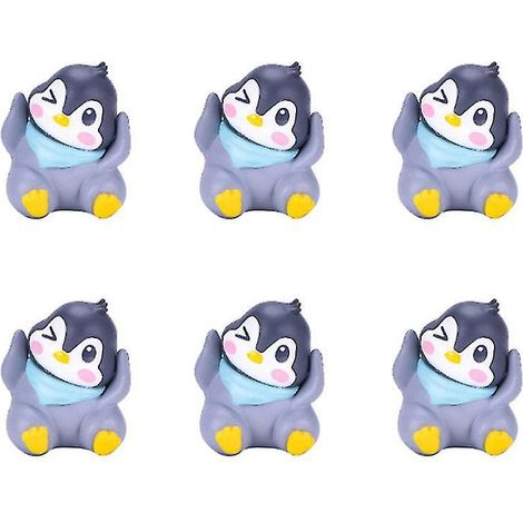 6 pièces de bricolage pingouin de Noël