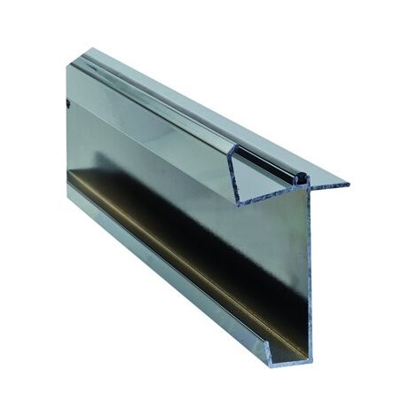 Unterer Firstbausatz f
ur Polycarbonat-Dachplatten 4 m - Anthrazitgrau RAL 7016