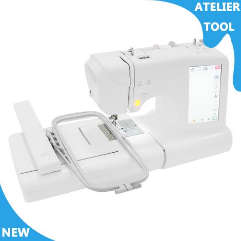 ATELIER 7'' écran LCD 45W machine de broderie informatisée broderie & machine à coudre 0-650rpm