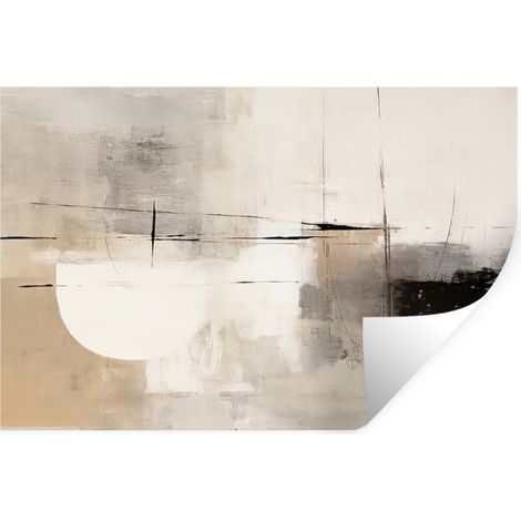 Wall Sticker Abstract - Art - Gray 60x40 cm
