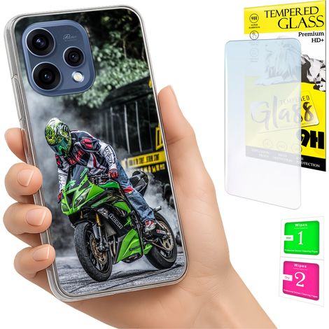 Schutzhülle für Oppo Reno 15 5G: Fotoschutzhülle, Rückseitenschutz + 9H-Glas (1/5)