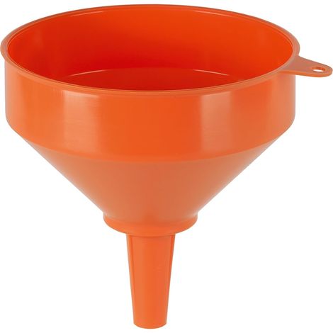Entonnoir de Transfert 2,9 L - Polyéthylène Orange - Résistant aux Liquides Chimiques - Pour Garage et Atelier - 24 x 21 x 22 cm (1/2)