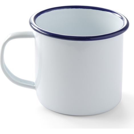 Taza esmaltada con asa, blanca, 360 ml, Hendi 621295 (1/2)