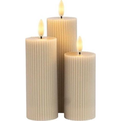 Décorations lumineuses LED konstsmide beige piles intérieur