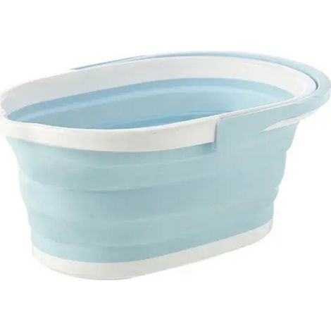Pliant Bassin D'eau Camping Fournitures Seau En Plastique Lavabo Pour Foot Spa Bain Pêche Lavage De Voiture Articles Ménagers Accessoires Vieux Seau 3 (1/5)