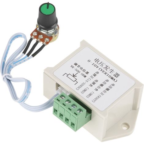 Module Generateur Signal Tension 0-10V DC - Sortie Analogique 10mA - Compatible PLC MCU - Alimentation 15-32V DC - 1 Unite (1/5)