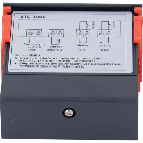 Intelligenter Temperaturregler mit NTC-Sensor, einstellbarem Digitaldisplay und Thermostat, 220 V AC, -50 bis -99 Grad (1/5)