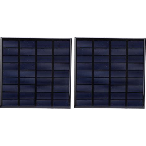 x 9V DC 2W Epoxid-Solarzellen, Spielzeug-Ladegerätmodul mit Polysilizium-Akku und 100cm Kabel (1/5)