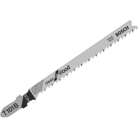 BOSCH T101B (pkt of 5) Clean for wood 100mm