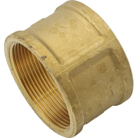 Rohr Muffe 2 Zoll DN50 Messing Muffen Gewinde-Fitting (1/2)