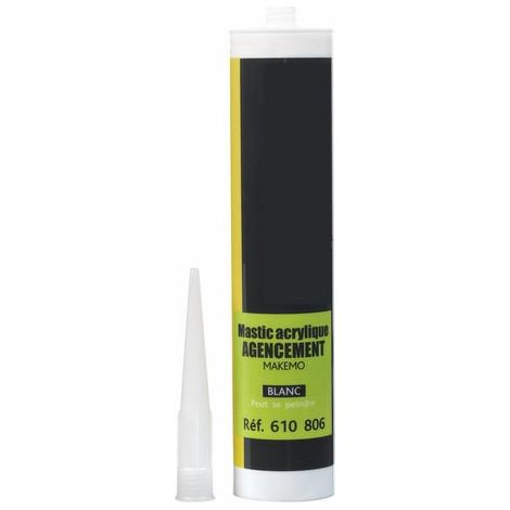 Mastic agencement acrylique P-Pro blanc - 300ml