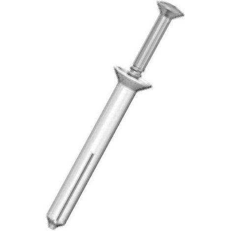 Taco con tornillo clavable premontado 6mm  Pack Caja 1 Unidad