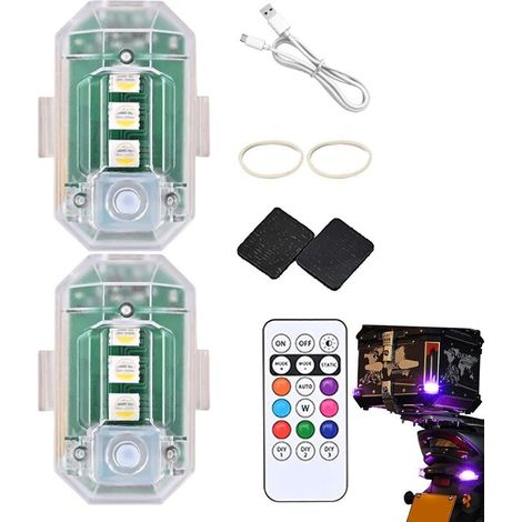 Lumières clignotantes anti-collision, LED pour voiture, étanches (1/5)