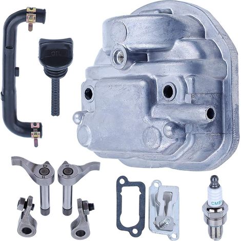 Adefol Cylinder Head Cover for Honda GX25 HHT25S Lawn Mower Engine Replacement Parts Valve Outlet Plate Lifter Rocker Arm Set Oil Filter Dipstick 12310-Z0H-010 14730-Z0H-000 (1/5)