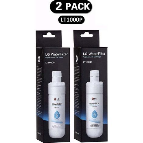 Set di 2 filtri (LT1000P) Frigorifero, filtro acqua frigorifero