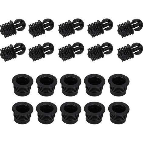 10 Paires de Couvertures de Protection pour Haut-parleurs, Fixation par Bouton-Pression Anti-Poussière (1/5)