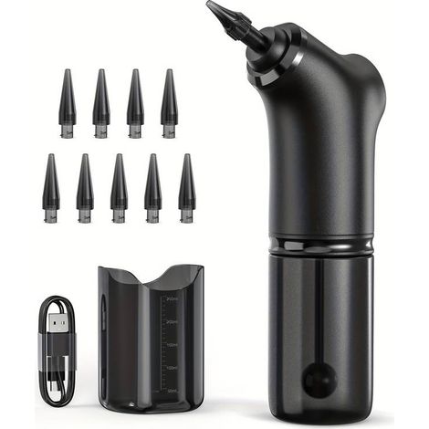 Kit d'extraction de cérumen, nettoyeur d'oreilles électrique pour douche, ensemble d'outils électriques pour l'extraction de cérumen (1/5)