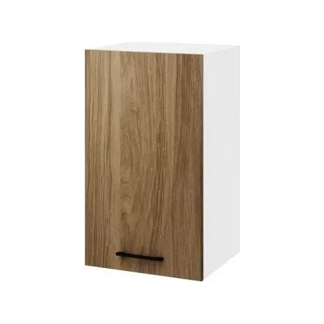 Küchenhängeschrank in natürlichem Nussbaum, 40x32x72 cm, 1 Tür