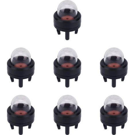 7pcs Pompe à Poire d'Amorçage 188-512-1 pour Petits Moteurs, Poires d'Amorçage pour Carburateur Tronçonneuse WT-23A Poulan Echo Homelite Souffleur de Débroussailleuse Bolens (1/4)