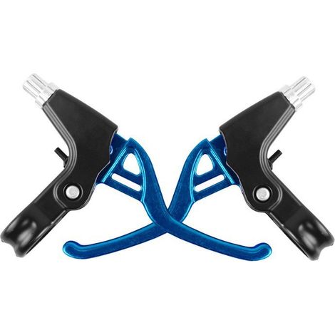 Une paire de leviers de frein en V pour VTT, en alliage d'aluminium, 22 mm. (1/5)