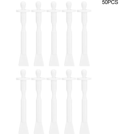50 bâtonnets jetables 2-en-1 pour épilation cire visage et nez - Lot économique (1/5)