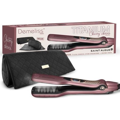 Lisciante Titanio - DEMELISS - 5 temperature - 40 ml - Max 230° - Cherry Chérie