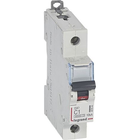 Disjoncteur DX³6000 10kA arriv haute / départ bas Vis 1P 1A courbe C 1 mod (1/2)