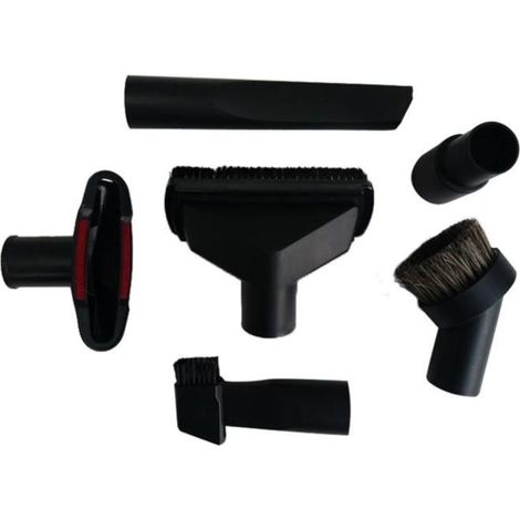 Accessoires pour aspirateur universel Trousse de nettoyage Outil de crevasse de buse de brosse pour le tuyau standard de 32mm et de (1/4)