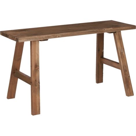 Banc en Bois Recyclé Décoratif pour Assise et Plantes Marron 80 x 36,5 x 44 cm - PANGIVO (1/5)