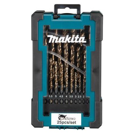Set punte makita m force acciaio hss 25 pezzi