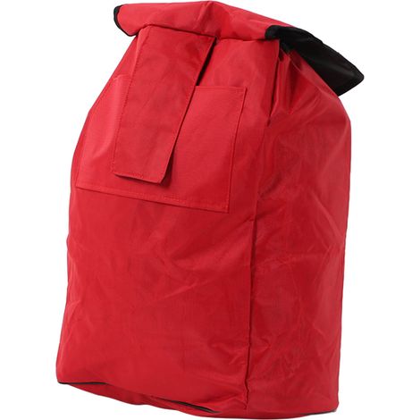 Sac de courses pliant rouge imperméable, chariot avec poignée, sac réutilisable pour courses, supermarché et maison (1/5)