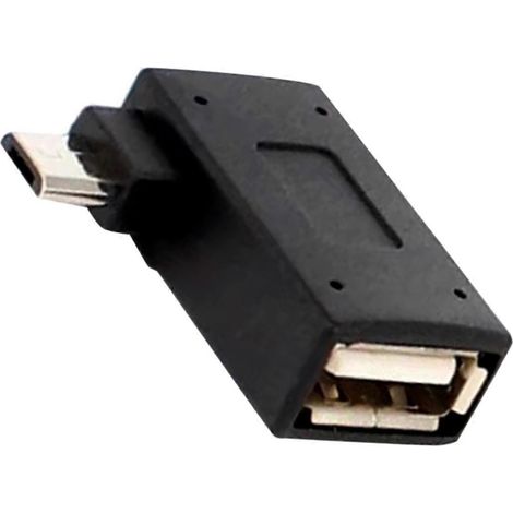 10 Micro-USB-OTG-Adapter für TV, Mini Classic und Mini mit Netzteil (abgewinkeltes Design) A (1/5)