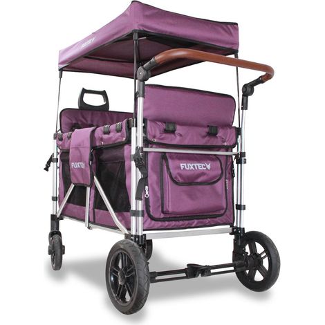 FUXTEC folding wagon - CTXL900 - for up to 4 children Purple