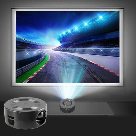 Mini projecteur, projecteur portable 1080p, projecteur de cinéma d'extérieur, vidéoprojecteur LED pour home cinéma, projecteur de cinéma avec interface USB-HDMI (1/5)
