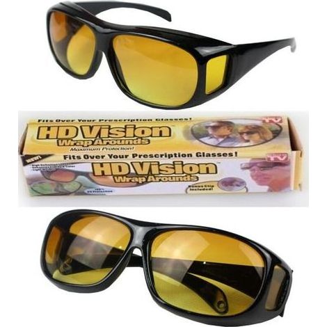 pair Lunettes de vision nocturne pour la conduite de nuit, UV, coupe-vent (1/2)