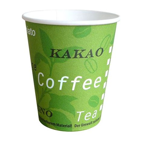 Braun & Company Becher Kaffee ByNature 10 Stück Partydekoration