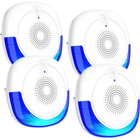Ultraschall-Mäuse- und Rattenabwehrset, 4-teilig - Ultraschall-Mückenabwehr - Ultraschall-Abwehr - Ultraschall-Mückenabwehr - Ultraschall-Mäuseabwehr - Ameisenabwehr - Mäuseabwehr - Spinnenabwehr (apf (1/5)