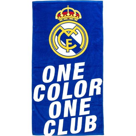 Toalla de playa junior de algodón del Real Madrid, 70x140 cm, 2200010392 multicolor (1/5)